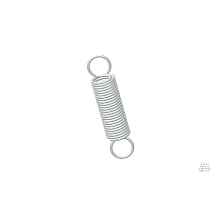 Approved Vendor Extension Spring, O=1.000, L= 4.50, W= .105 G909968088